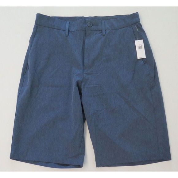 Old Navy 824696-00-10028 Men's Sz 28 Blue Heather Active StretchTech Shorts - Picture 1 of 9